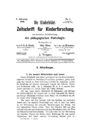 An unsere Mitarbeiter und Leser