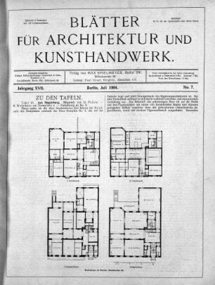 No. 7, Juli 1904