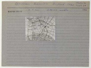 Öffentlicher Nahverkehr Bestand 1961. Berlin, Mitte, Stadtzentrum