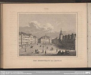 DER MARKTPLATZ ZU LEIPZIG