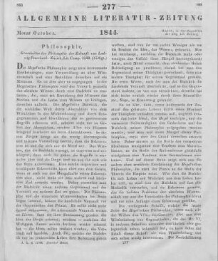 Feuerbach, L.: Grundsätze der Philosophie der Zukunft. Zürich: Literarisches Comptoir 1843