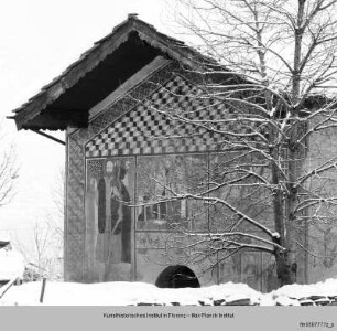 Der Heilige Christophorus, die Gregorsmesse, der Heilige Georg und Heilige