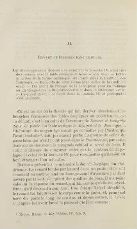 226-236, II. Renart et Isengrin dans le Puits