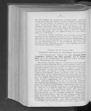 Sitzung am 16. October 1900.