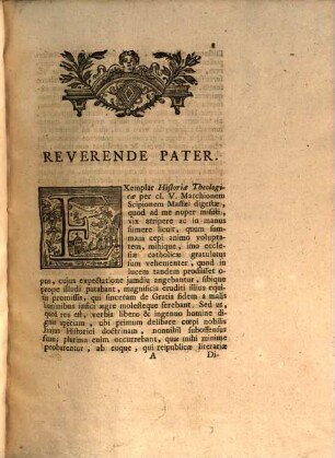 Animadversiones in Historiam Theologicam Dogmatum ... de divina gratia