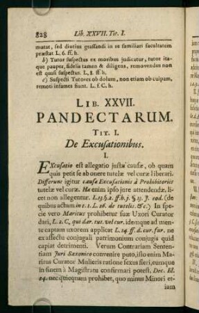 828-862, Lib. XXVII. Pandectarum