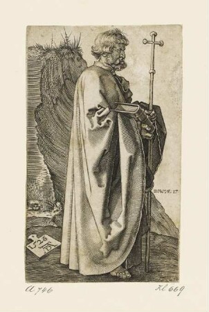 Apostel Philippus, Blatt 1 der Folge "Fünf Apostel"