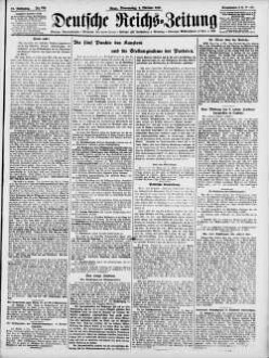 Deutsche Reichs-Zeitung. 1871-1934