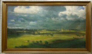 Pfälzer Landschaft: "Wolkenstimmung bei Jockgrim"