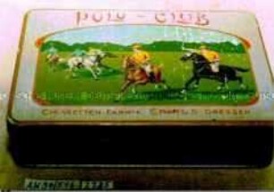 Blechdose für 50 Cigaretten "POLO-CLUB" EPIRUS DRESDEN