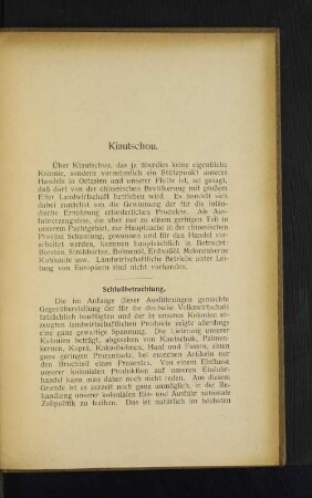 Schlußbetrachtung