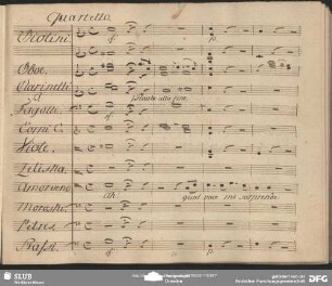 Quartetto: "Ah qual voce mi sporprende"