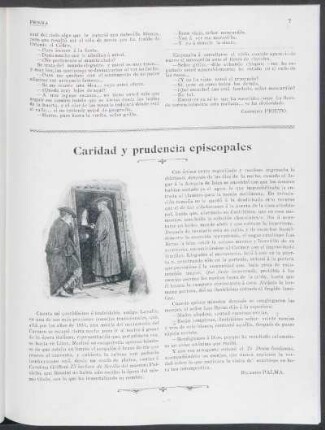 Caridad y prudencia episcopales