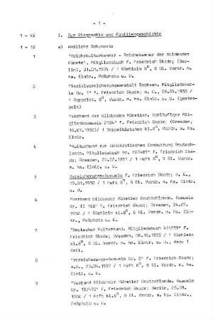 I. Zur Biographie und Familiengeschichte