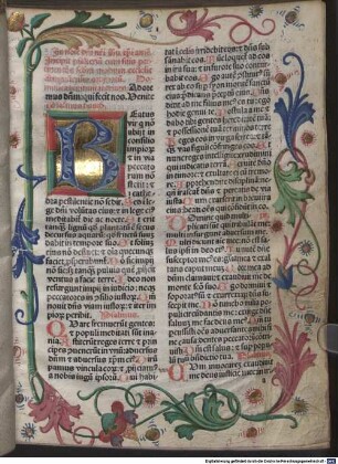 Breviarium Augustanum : gewidmet Johann von Werdenberg, Bischof von Augsburg. [I-II], [1]. Pars hiemalis