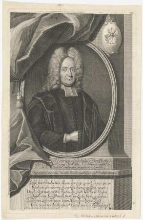 Bildnis des Henricus Ludolphus Benthem