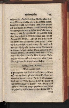 Dreyzehnte Kapitel. Wie's weiter gieng