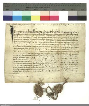 Bestätigung durch Heinrich [von Kranlucken], Abt von Fulda, der Stiftung einer Messe