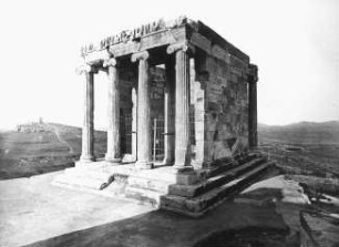 Athen, Akropolis, Niketempel. Sammlung Robertinum
