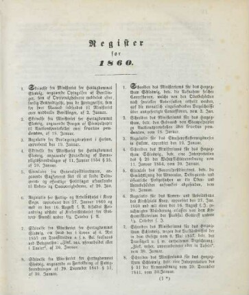 Register for 1860
