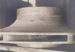 Maschine 1, W.II, Kondensatpumpe 1 - Kreiselrad nach 3079 Betriebsstunden (Gußeisen)