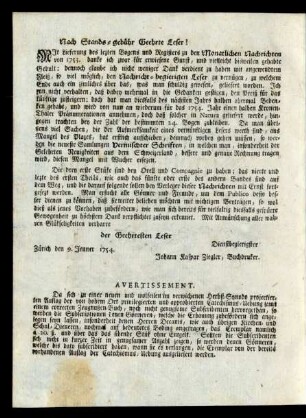 Nach Stands-gebühr Geehrte Leser!