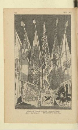 Drapeaux conquis sous le Premier Empire. Musée de l'Armée. - Photographie Hachette