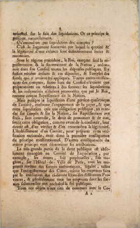Rapport Fait A L'Assemblée Nationale Au Nom Du Comité De Liquidation