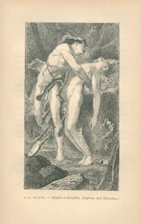 G.-F. Watts. - Orphée et Eurydice