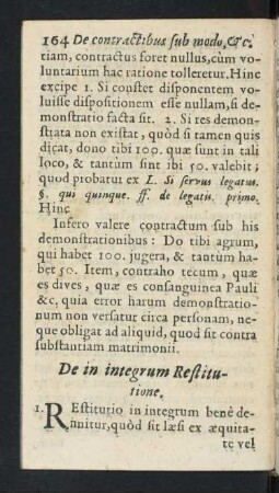 De in integrum Restitutione