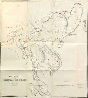 Trade routes to China via Burmah