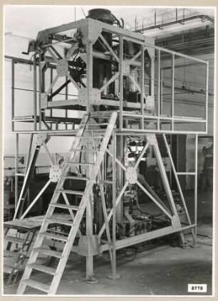 Hochtemperatur-Ofen 1600°C, Gesamtansicht; Foto, 1953