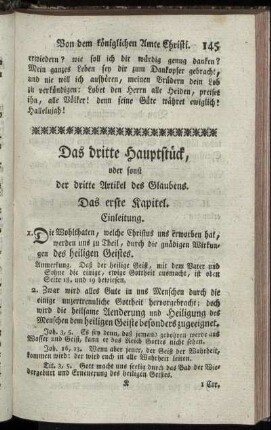 Das dritte Hauptstueck, oder sonst der dritte Artikel des Glaubens