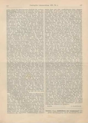 118-120 [Rezension] Sommer, Hugo, Individualismus oder Evolutionismus?