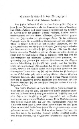 Hummelsbüttel in der Bronzezeit