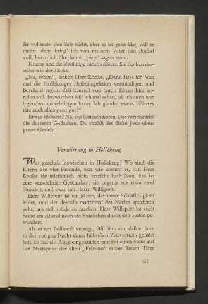 Verwirrung in Hollekrug