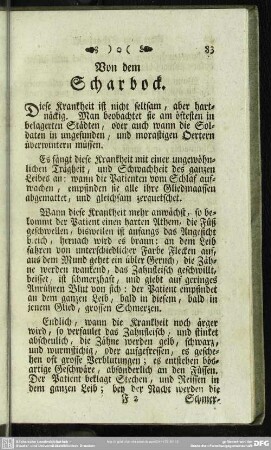 Von dem Scharbock