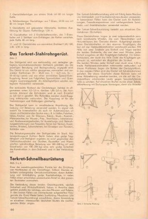 Das Troket-Stahlrohrgerüst