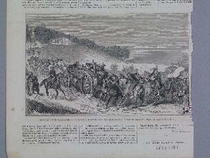 Transport einer preußischen Batterie (28.3.1864).