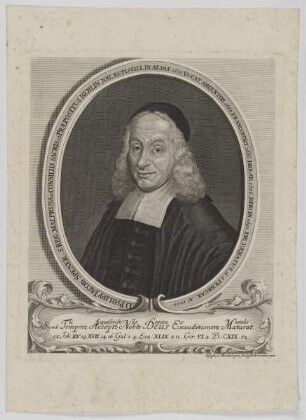 Bildnis des Philipp Iacob Spener
