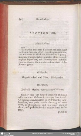 Section VIII. Muriatic Genus