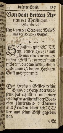 Von dem dritten Articul des christlichen Glaubens.