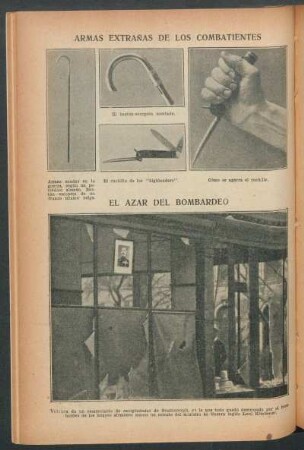El azar del bombardeo - [Fotografía]