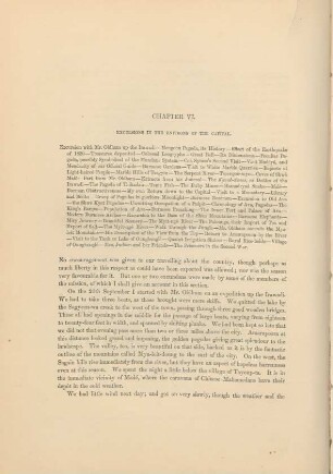 Chapter VI. Excursions in the environs of the capital