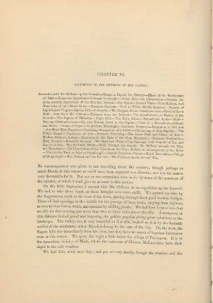 Chapter VI. Excursions in the environs of the capital
