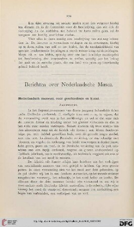 Berichten over Nederlandsche Musea
