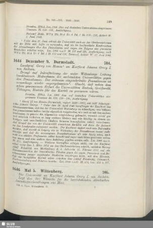 705. 1646, Mai 5. Wittenberg