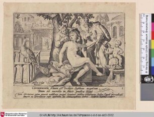 [Susanna im Bade; The elders trying to seduce Susanna; Susanne au bain, les deux vieux tachent de la séduire]
