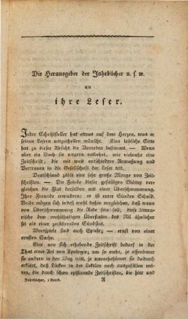 Jahrbücher der preußischen Monarchie unter der Regierung Friedrich Wilhelms III. 1798,1, 1798,1