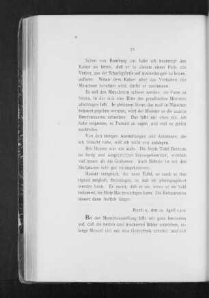 Berlin, den 19. April 1905